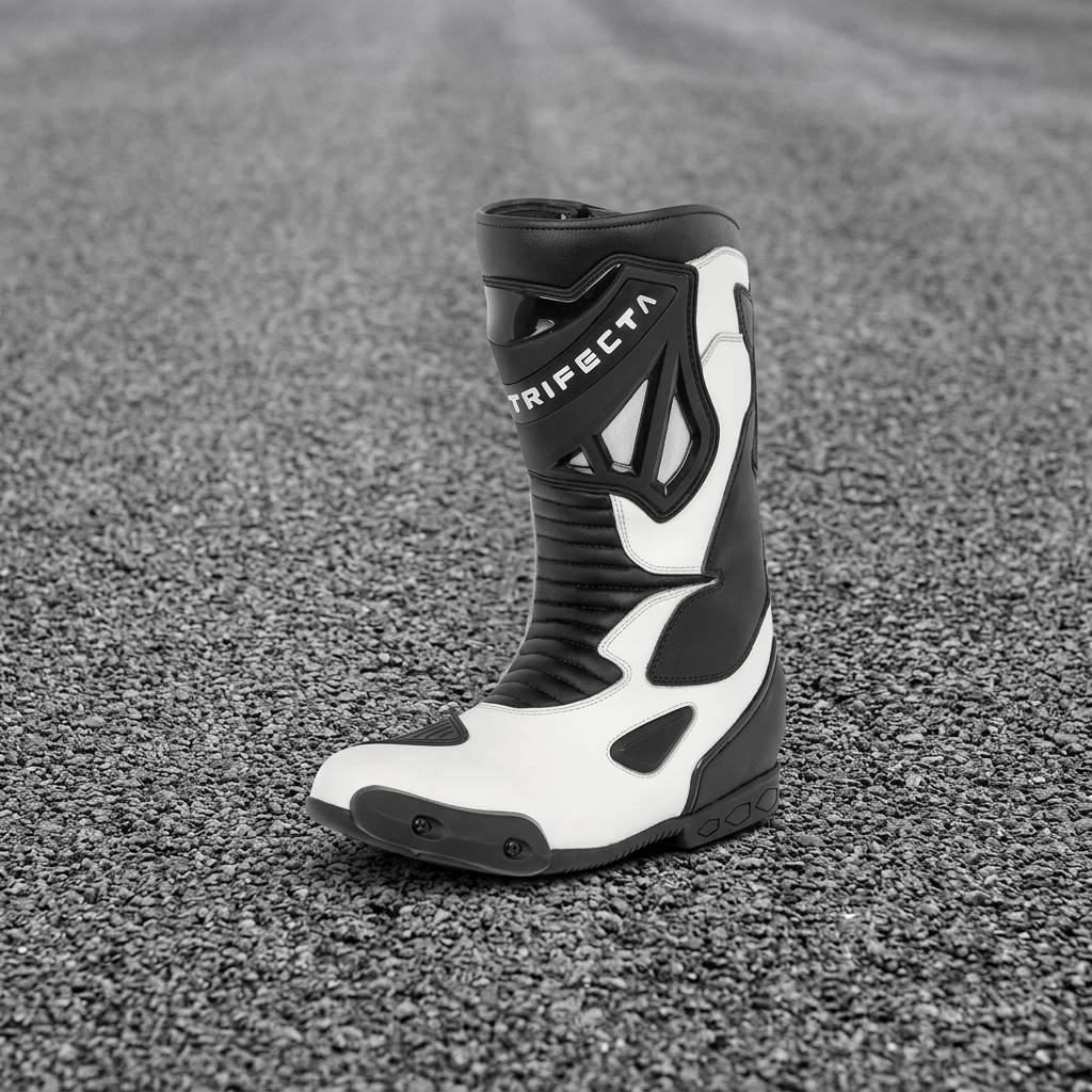 Men's Sport Motorcycle Boots – Premium Leather Racing Riding Boots for Riders