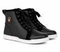 Trifecta Black Motorcycle Shoes | Casual Protective Riding Sneakers for Men's