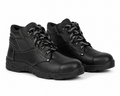 Trifecta Men's Leather Safety Work Boots | High-Ankle Industrial Shoes