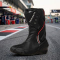 TRIFECTA Motorcycle Racing Boots – Premium Leather MotoGP Riding Boots