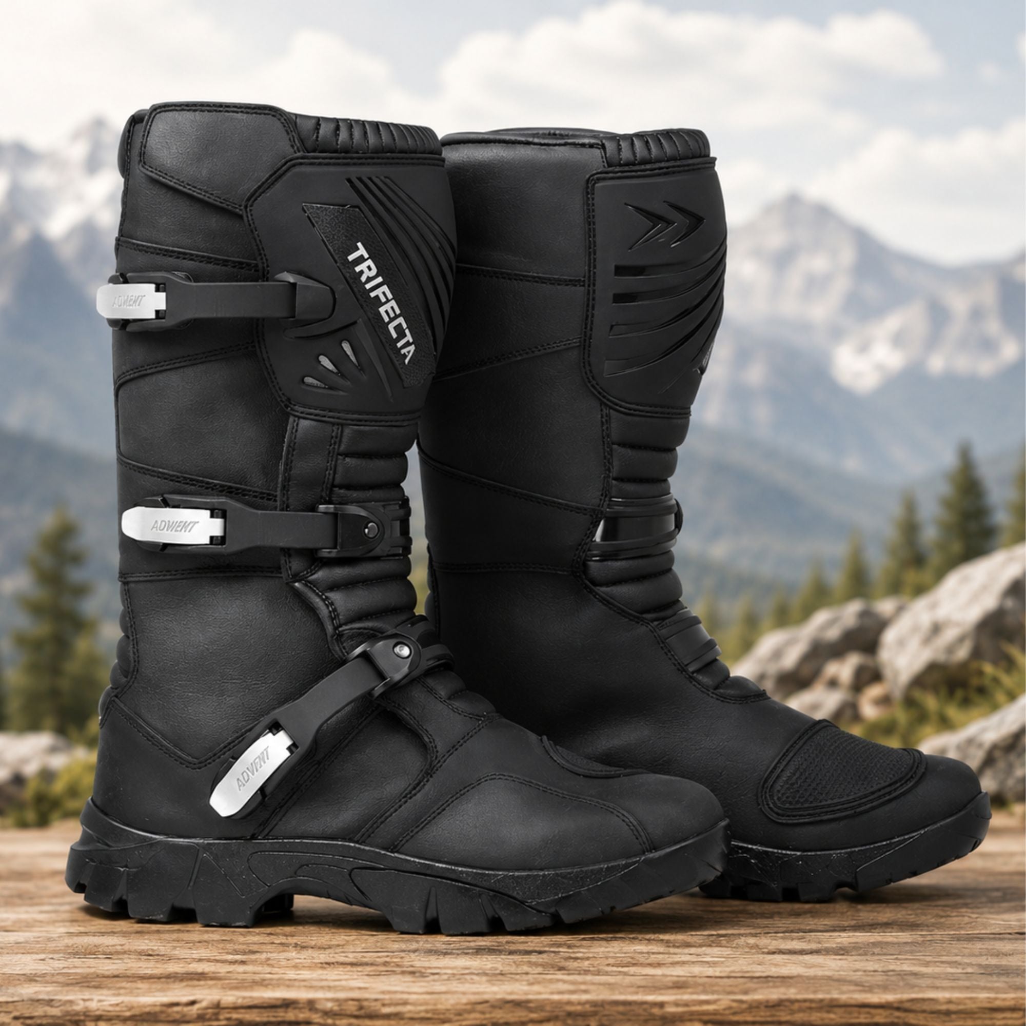 Trifecta Off Road Adventure Motorcycle Long Boots| Waterproof Motocross Riding boots