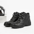 Trifecta Men's Leather Safety Work Boots | High-Ankle Industrial Shoes