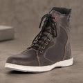 Trifecta Men's Urban Motorcycle Riding Sneakers – Brown Leather Protective Motorcycle Footwear