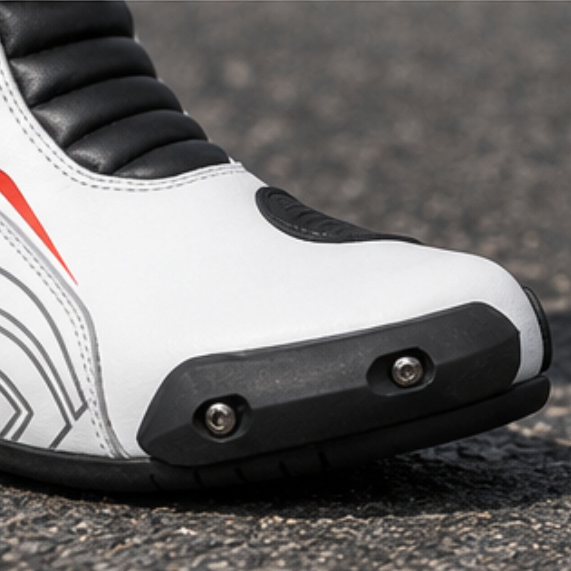 TRIFECTA Men's Leather Motorcycle Racing Boots – CE Certified Sport Riding Boots