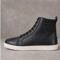 Men's Motorcycle Street Sneakers |Urban Genuine Leather Riding Footwear