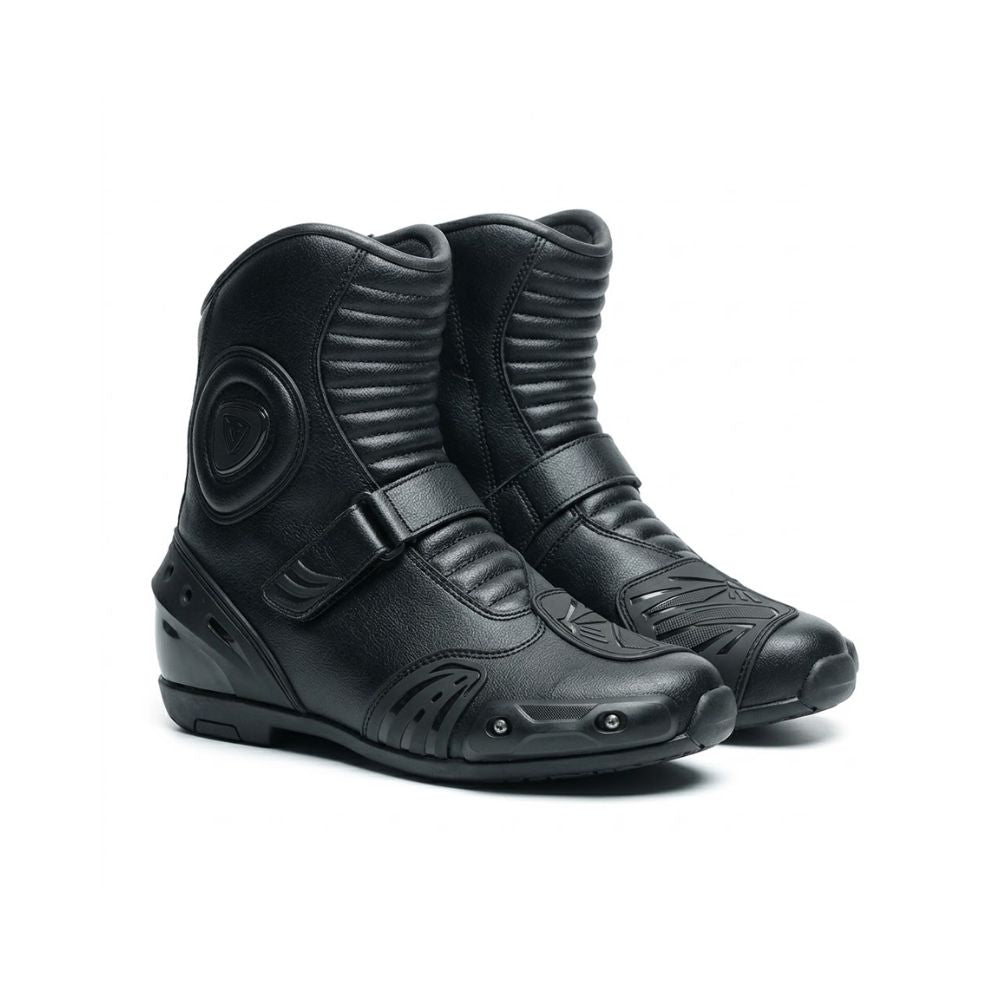 Men’s Black Motorcycle Riding Boots , Protective Sport Riding Boots for Street & Track