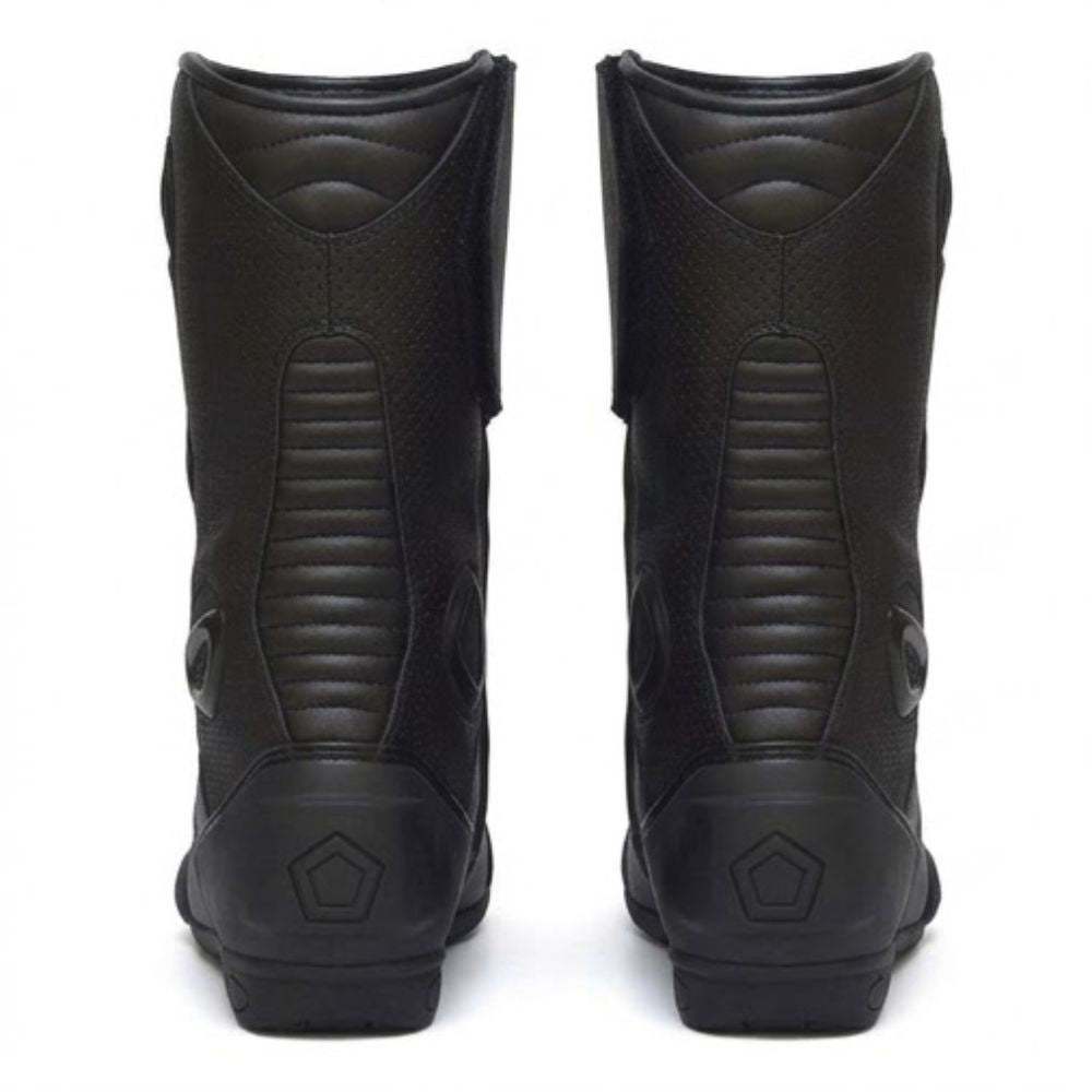 Men’s Racing Motorcycle Boots - Protective Waterproof Riding Boots with Reinforced Toe & Heel Protection
