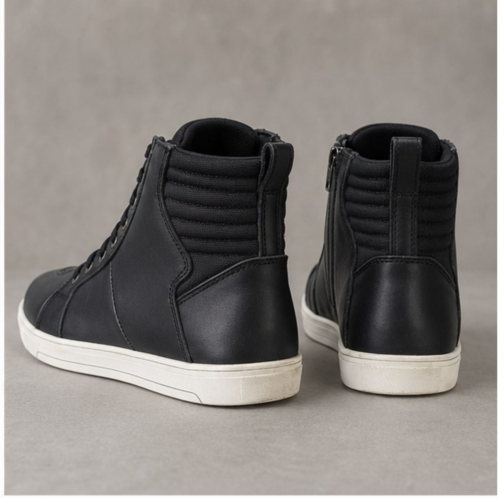 Men's Motorcycle Street Sneakers |Urban Genuine Leather Riding Footwear