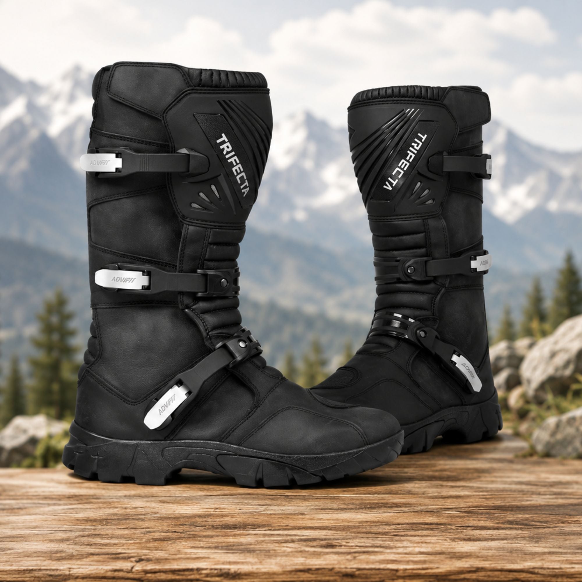Trifecta Off Road Adventure Motorcycle Long Boots| Waterproof Motocross Riding boots