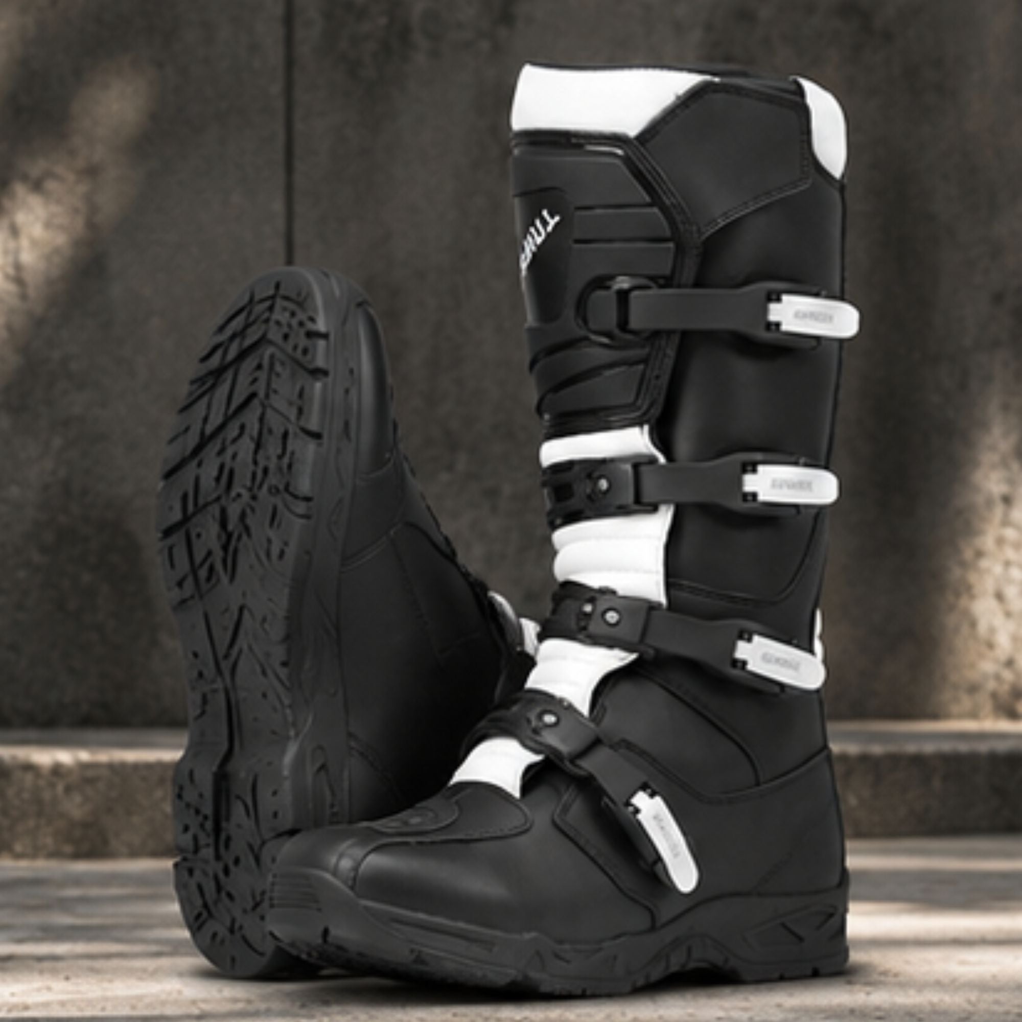 Trifecta Men's Professional Dirt Bike Boots – CE Protective Off-Road Motocross Racing Boots