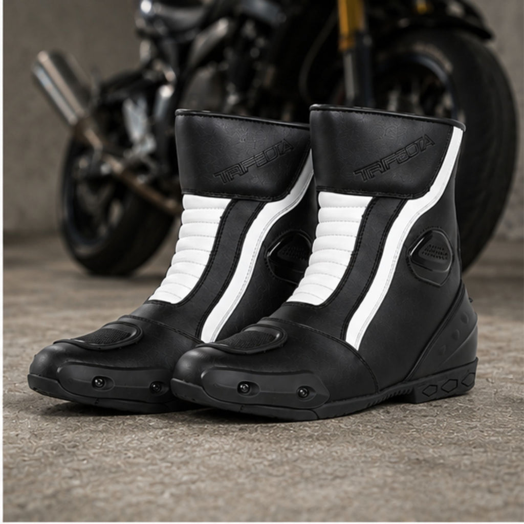 Trifecta Motorcycle Track Racing Boots – Men's Riding Shoes
