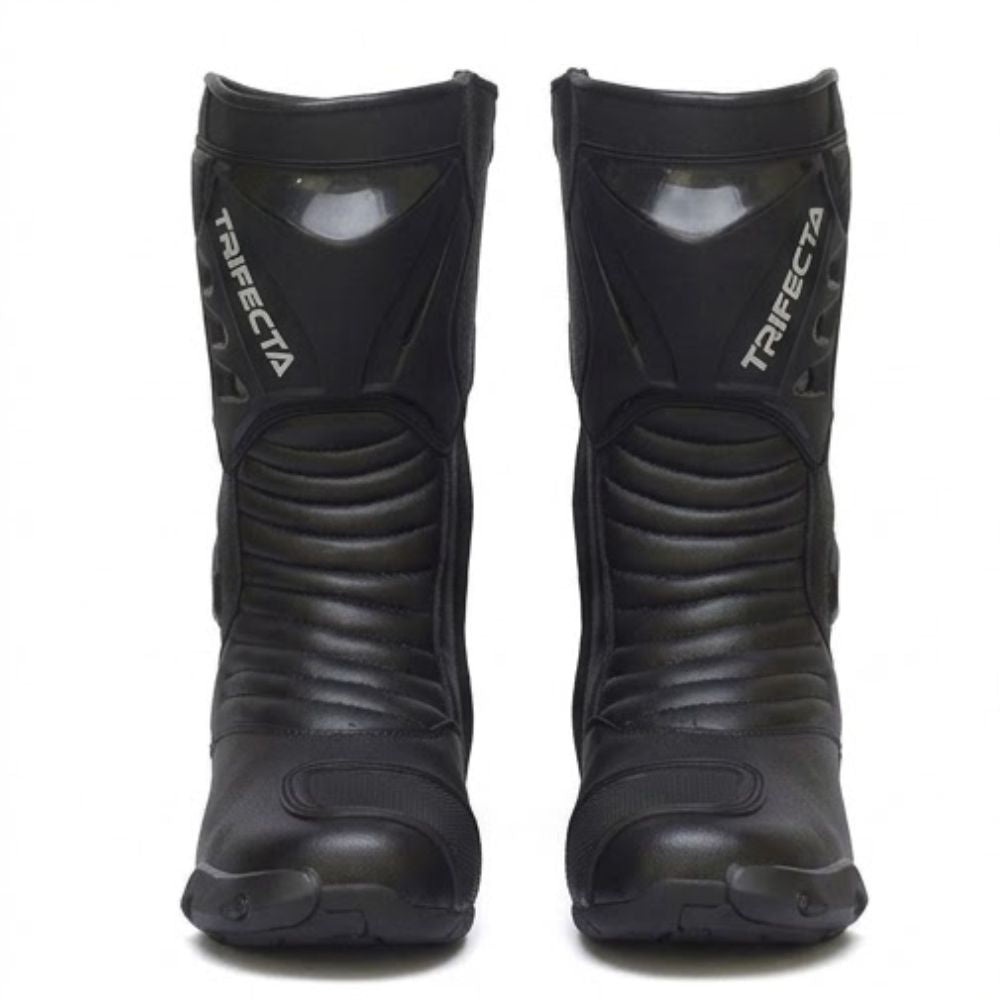 Men’s Racing Motorcycle Boots - Protective Waterproof Riding Boots with Reinforced Toe & Heel Protection