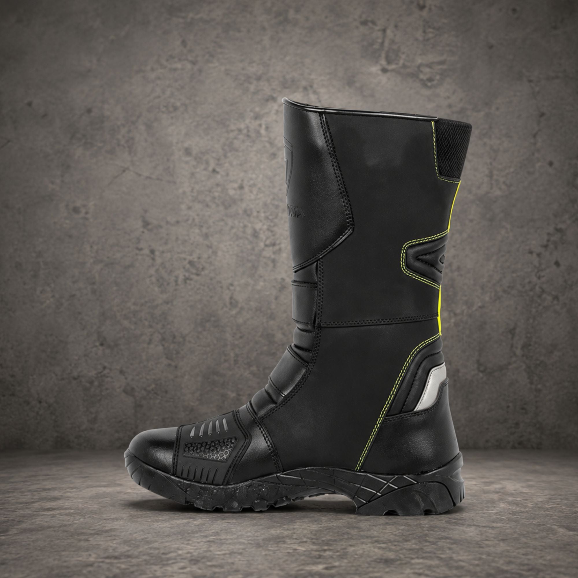 Men's Moto X Adventure Motorcycle Riding Long Boots – Waterproof Protective Touring & Off-Road Boots