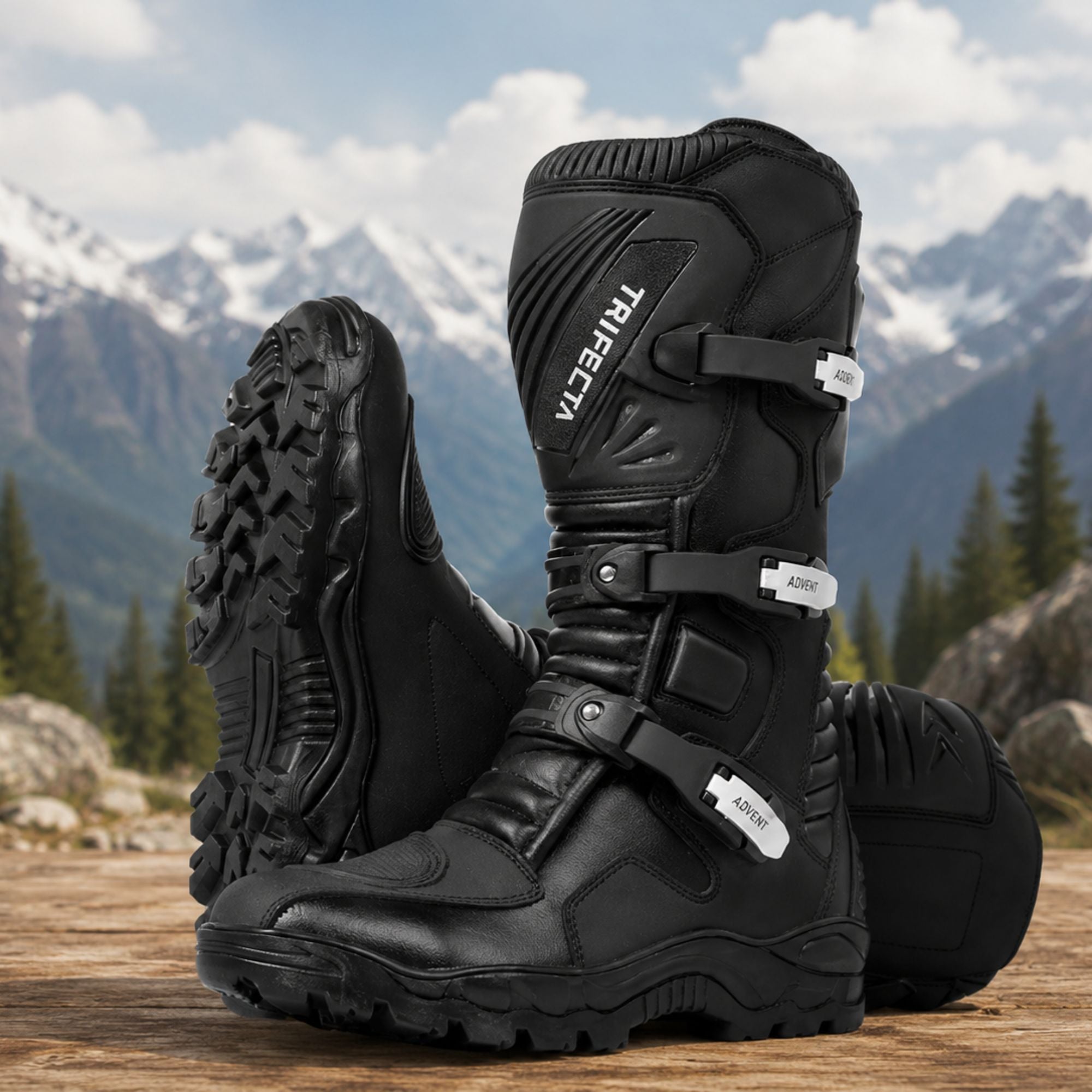 Trifecta Off Road Adventure Motorcycle Long Boots| Waterproof Motocross Riding boots