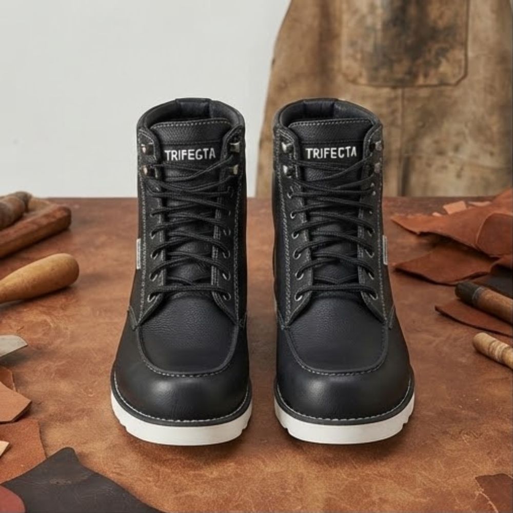 Men’s Urban Motorcycle Shoes – Casual Leather Riding Sneakers for Everyday City Riding