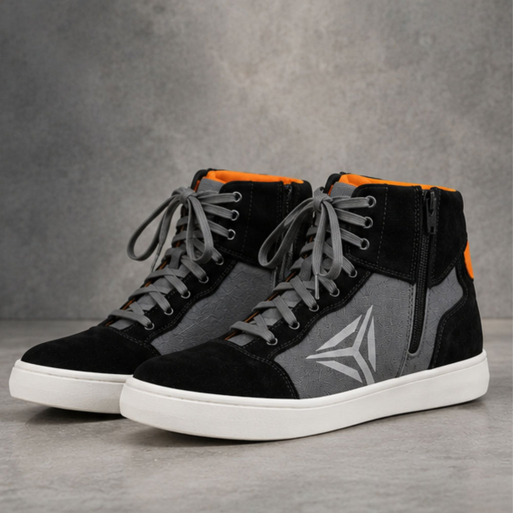 Trifecta Urban Motorcycle Riding Sneakers | Protective Street Boots for Men's