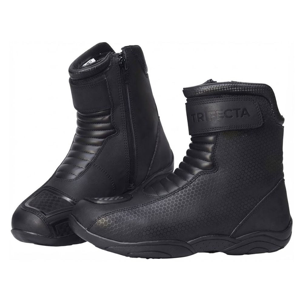 Men’s Leather Motorcycle Adventure Riding Boots - Protective Motorcycle Touring & Off-Road Riding Footwear