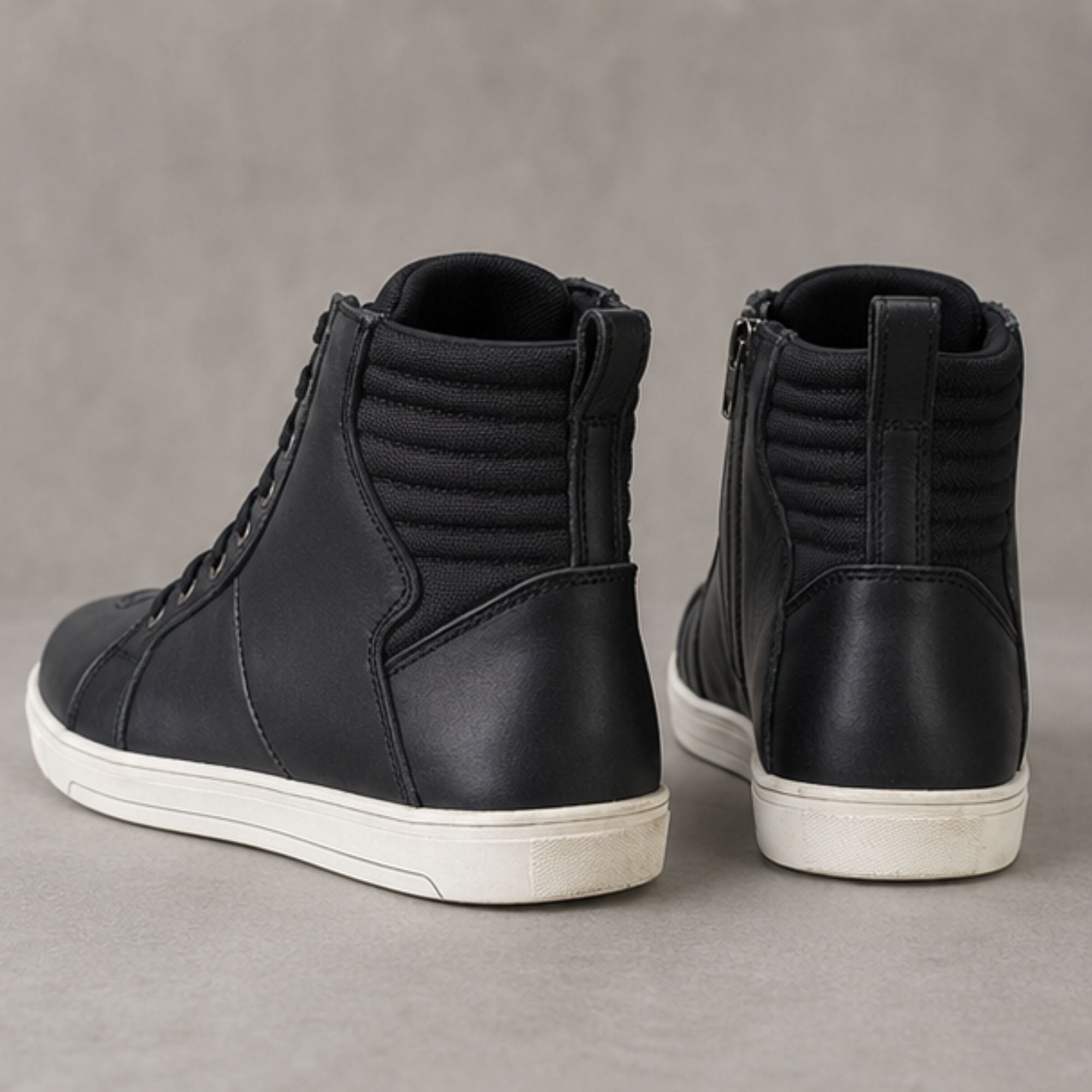Trifecta Motorcycle Street Sneakers |Genuine Leather Urban Riding Footwear for Men's