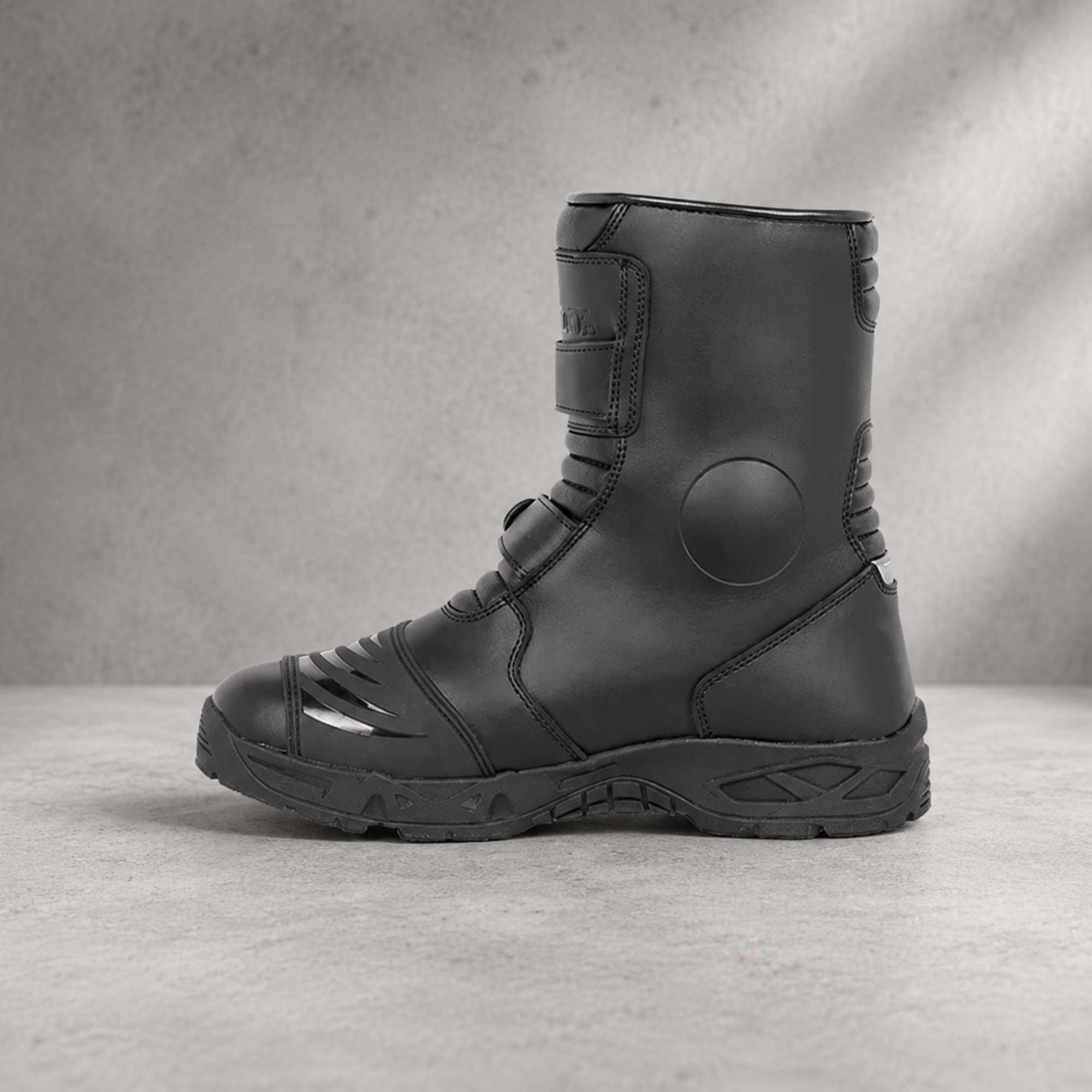 Trifecta Men's Adventure Touring Motorcycle Boots – Waterproof Protective Moto Boots