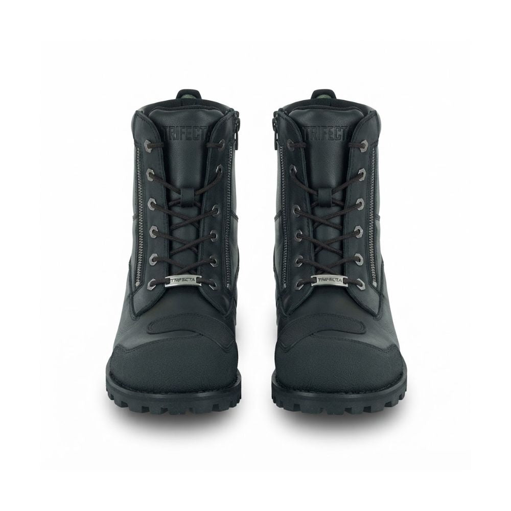 Men’s Black Motorbike Leather Boots - Rugged Adventure Moto & Touring Riding Boots