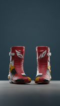 Track-Ready Leather Racing Boots