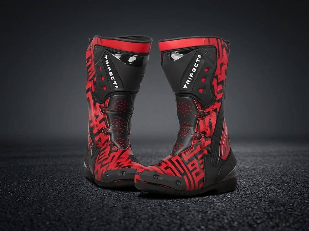 Men's Motorcycle Racing Boots – Premium Leather Riding Boots for Men | Protective Biker Touring & Road Racing Boots