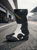 TRIFECTA Motorcycle Racing Boots – Genuine Leather Sport Riding Boots