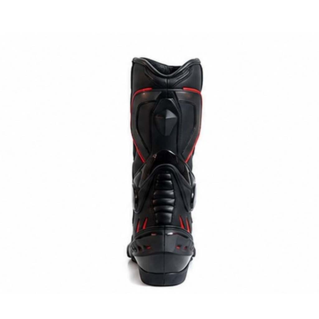 Motorcycle Riding Boots for Men – Waterproof Black Biker Boots, Racing Style