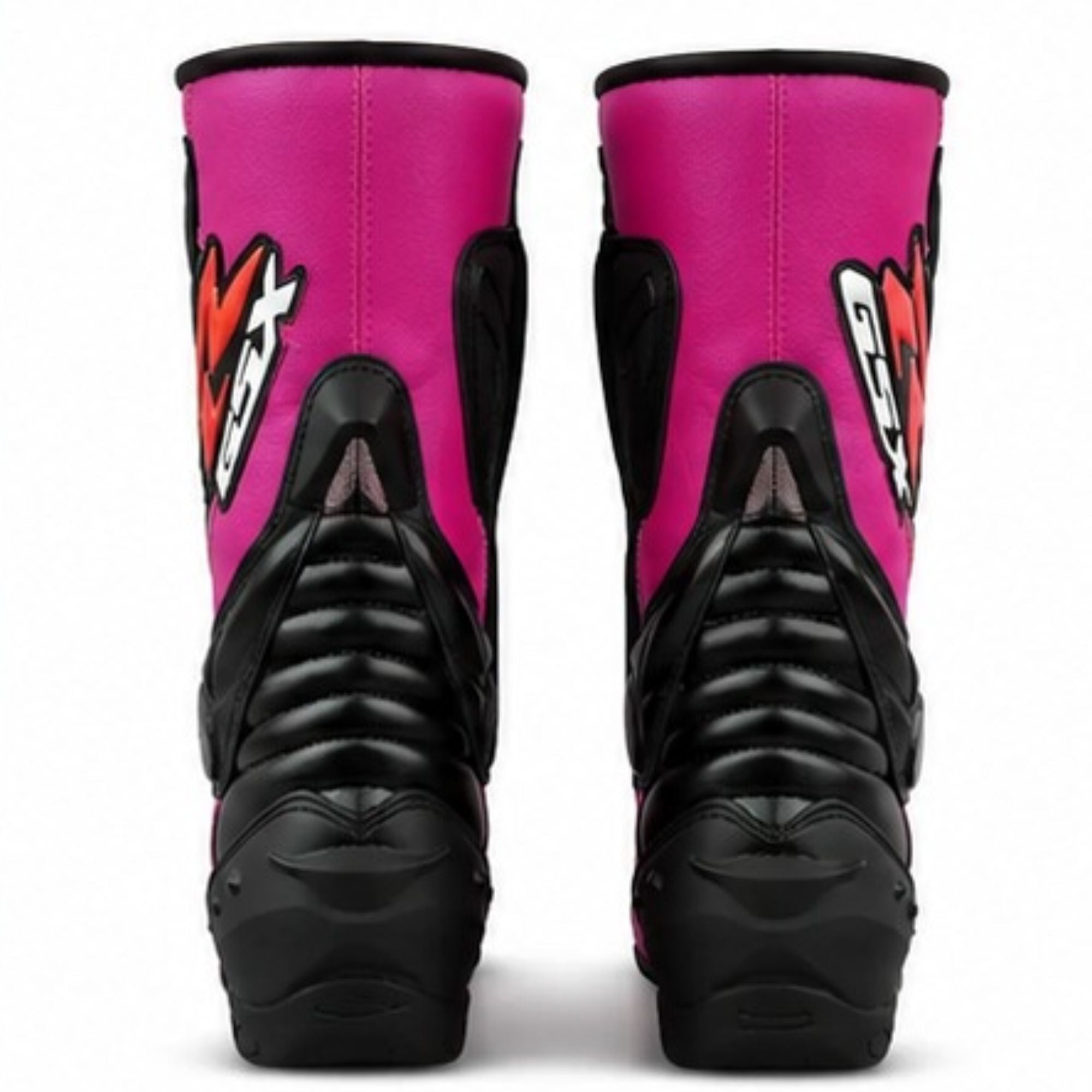 Men's Leather Motorcycle Racing Boots – Protective Motorcycle Riding Boots for Men, Biker Boots, Motorbike Boots