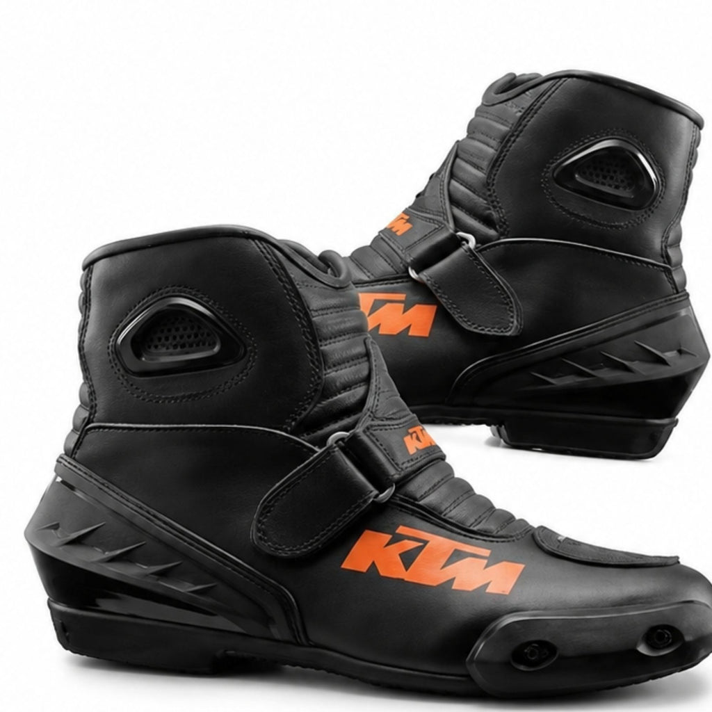 Men's Black Motorcycle Boots | Biker Boots for Men | Motorcycle Riding Gear