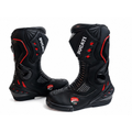 Motorcycle Riding Boots for Men – Waterproof Black Biker Boots, Racing Style