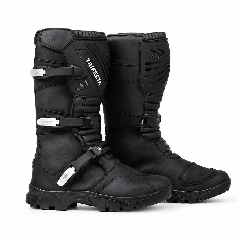 Trifecta Off Road Adventure Motorcycle Long Boots| Waterproof Motocross Riding boots
