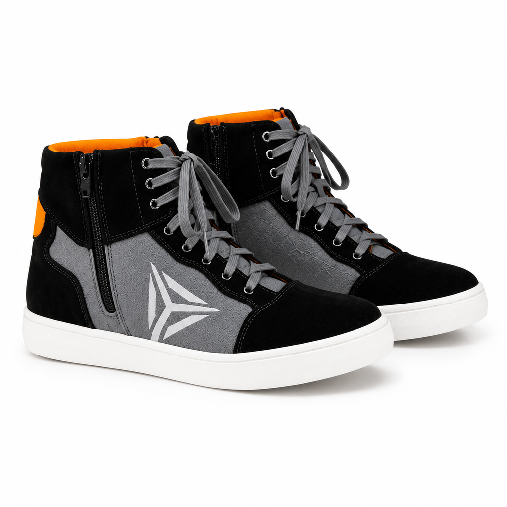 Trifecta Urban Motorcycle Riding Sneakers | Protective Street Boots for Men's