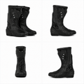 Men's Leather Motorcycle Racing Boots | Protective Biker Riding Boots for Touring & Street Riding