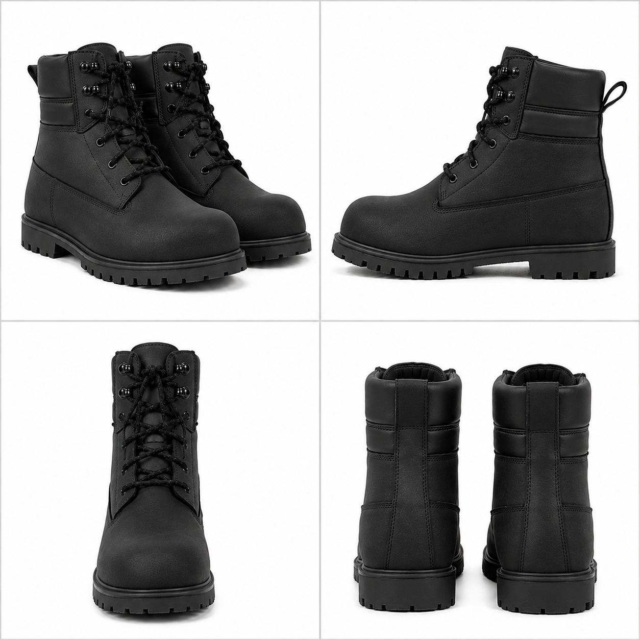 Trifecta Men's Industrial Safety Work Boots - Wheat Leather Lace-Up Motorcycle Footwear & Construction Boots