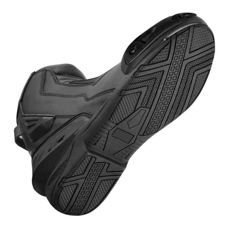 Men's Motorcycle Racing Boots – Black & Red Sport Riding Boots & Protective Moto Boots