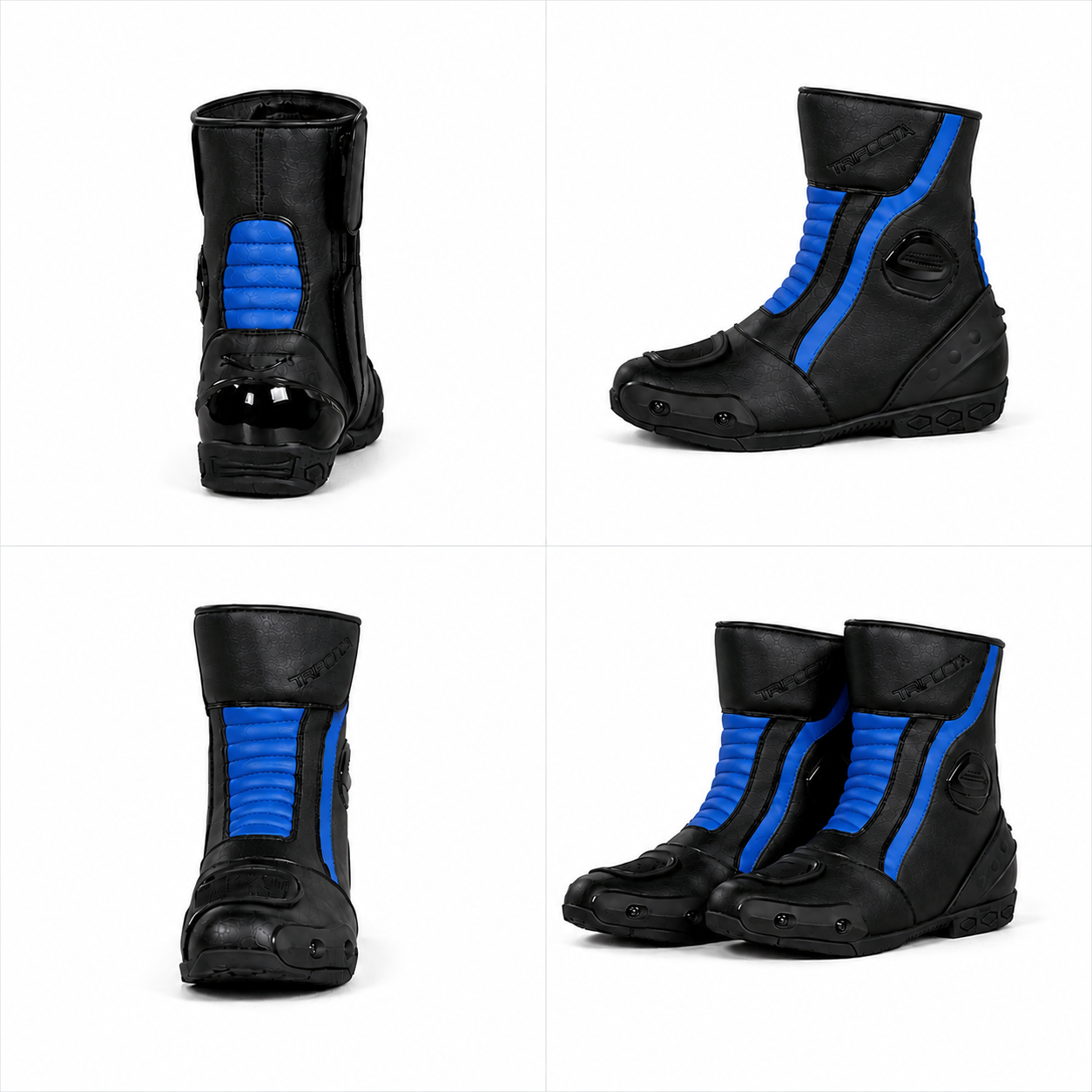Trifecta Motorcycle Track Racing Boots – Men's Riding Shoes
