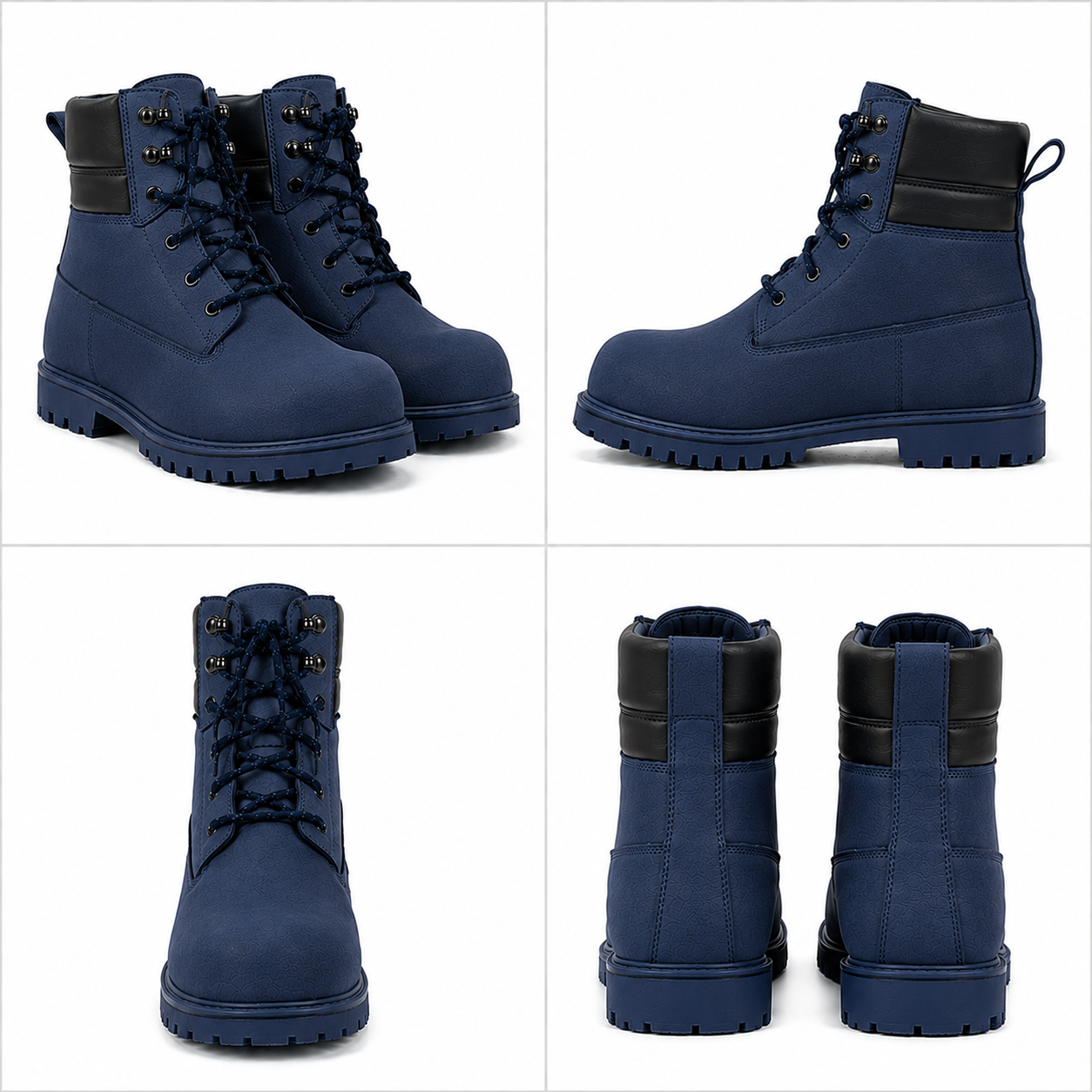Trifecta Men's Industrial Safety Work Boots - Wheat Leather Lace-Up Motorcycle Footwear & Construction Boots