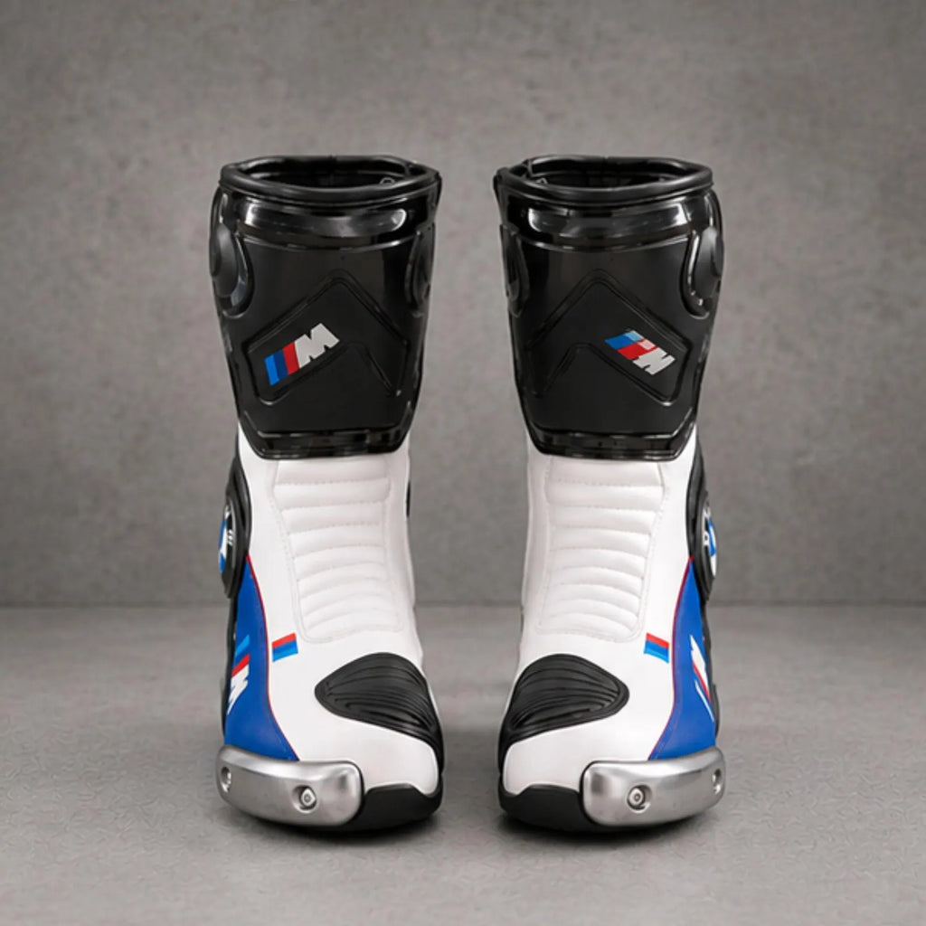 Premium Motorcycle Racing Boots |  Men's Professional Sport Riding & Track Protection Boots
