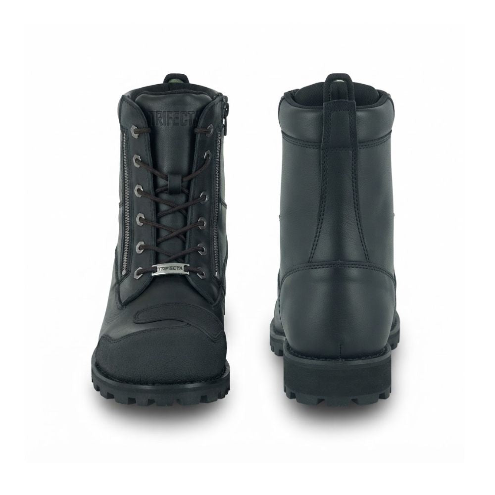 Men’s Black Motorbike Leather Boots - Rugged Adventure Moto & Touring Riding Boots