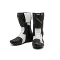 TRIFECTA Motorcycle Racing Boots – Genuine Leather Sport Riding Boots