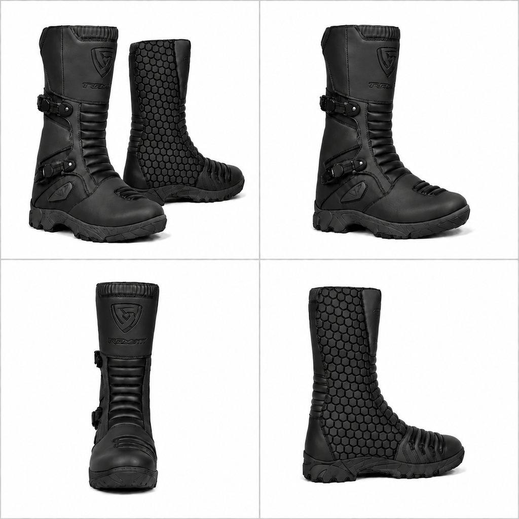 Men's Waterproof Moto Boots – Protective Motorcycle Touring & Adventure Riding Boots