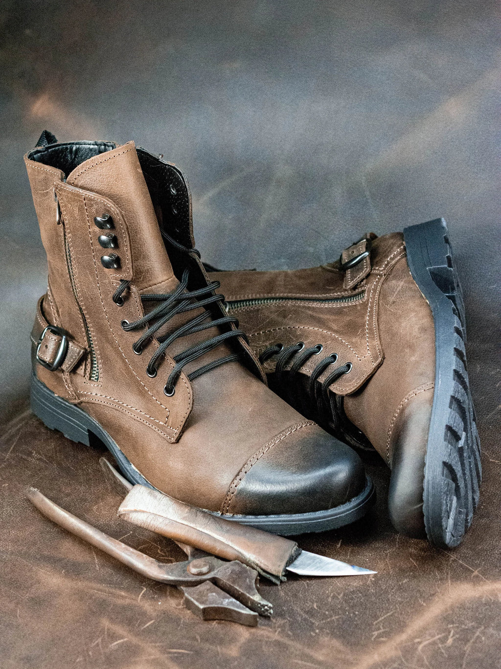 Boots, Mens Boots, Lace Up Boots, Mens High Boots, Leather Boots Men, Handmade Leather Boots, Combat Boots, Brown Boots, 1A