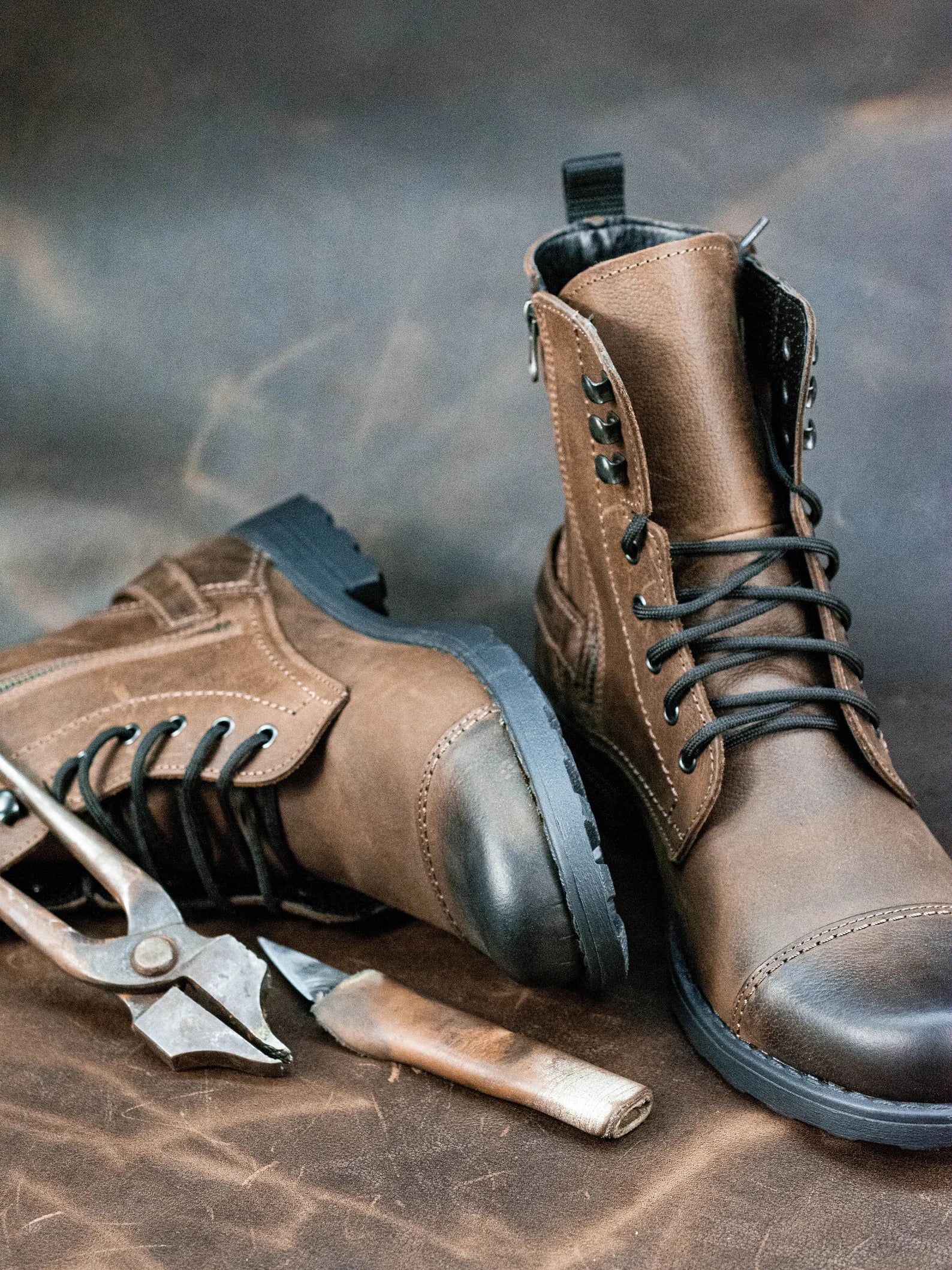 Boots, Mens Boots, Lace Up Boots, Mens High Boots, Leather Boots Men, Handmade Leather Boots, Combat Boots, Brown Boots, 1A