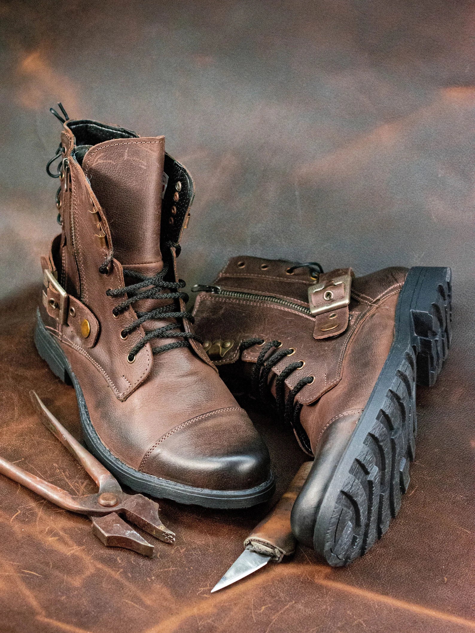 Boots, Mens Boots, Lace Up Boots, Mens High Boots, Leather Boots Men, Handmade Leather Boots, Combat Boots, Brown Boots