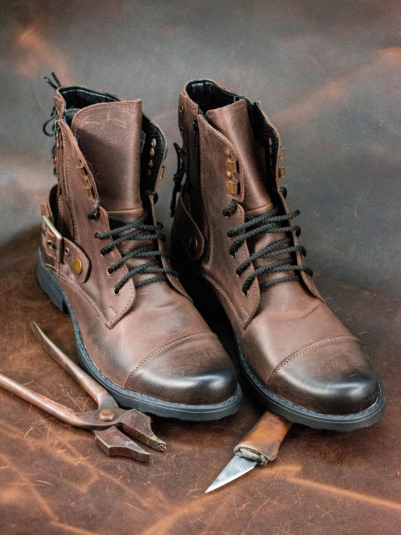 Boots, Mens Boots, Lace Up Boots, Mens High Boots, Leather Boots Men, Handmade Leather Boots, Combat Boots, Brown Boots