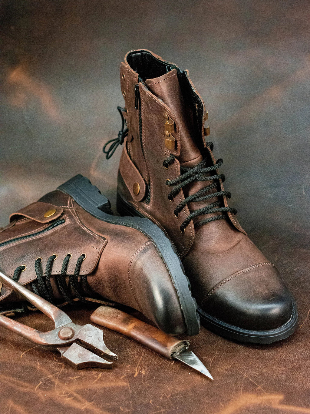 Boots, Mens Boots, Lace Up Boots, Mens High Boots, Leather Boots Men, Handmade Leather Boots, Combat Boots, Brown Boots