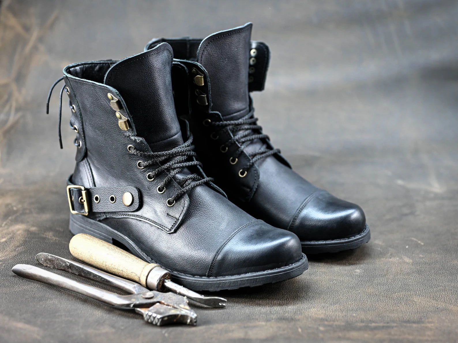 Handmade Italian Leather Boots, Men's High Boots, Leather Boots Men, Handmade Leather Boots, Combat Boots, Black Boots