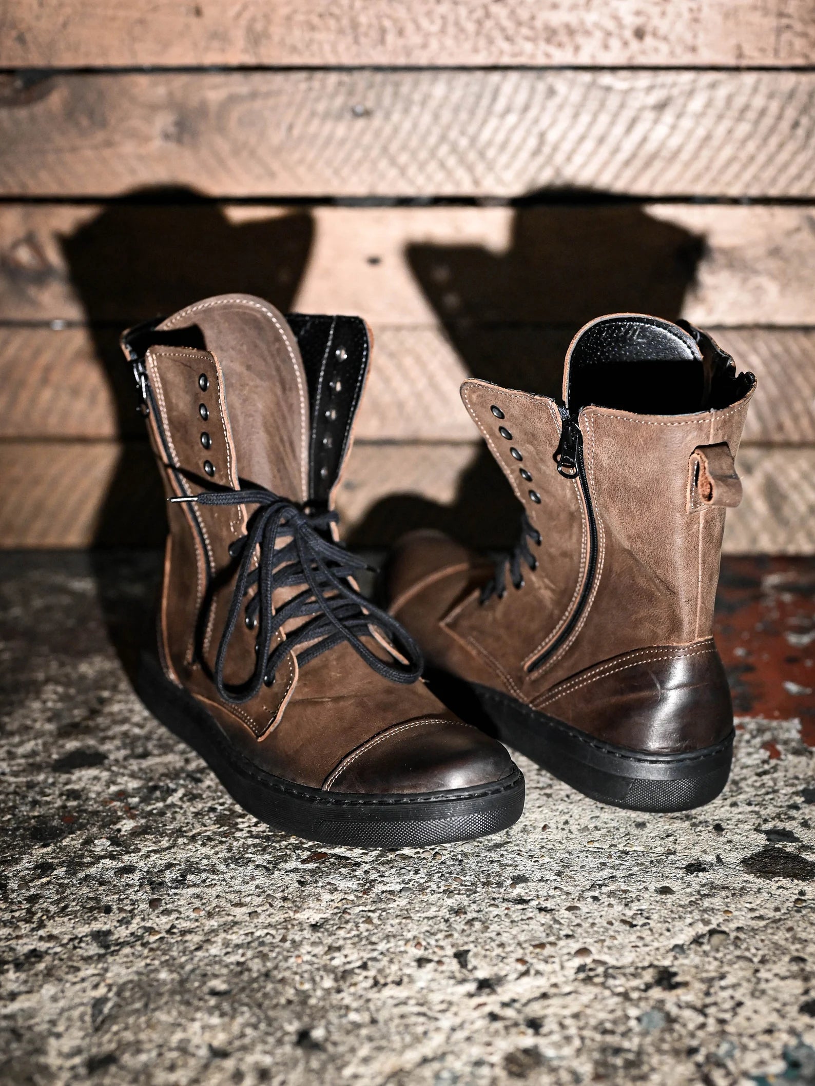 Handmade Italian Leather Boots, Men's High Boots, Leather Boots Men, Handmade Leather Shoes, Combat Boots, Brown Boots