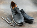 Premium Italian Leather Men's Derby Shoes, Handcrafted, Classic Style, Men's Shoes, Handmade Leather Shoes, Black Shoes, Timeless Elegance